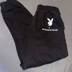 Missguided Playboy Bunny Sweatpants Size 2
